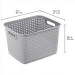 Sterilite 6-Pack Tall Weave Basket - Image 2