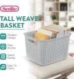 Sterilite 6-Pack Tall Weave Basket - Image 3